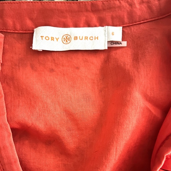 Tory Burch Long Sleeve Blouse with Ruffles - Picture 7 of 7